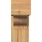 Ekena Millwork Funston Block Rough Sawn Bracket w/ Offset Brace, Western Red Cedar, 8"W x 18"D x 18"H BKT0806X18X18FST05RWR - alternate 2